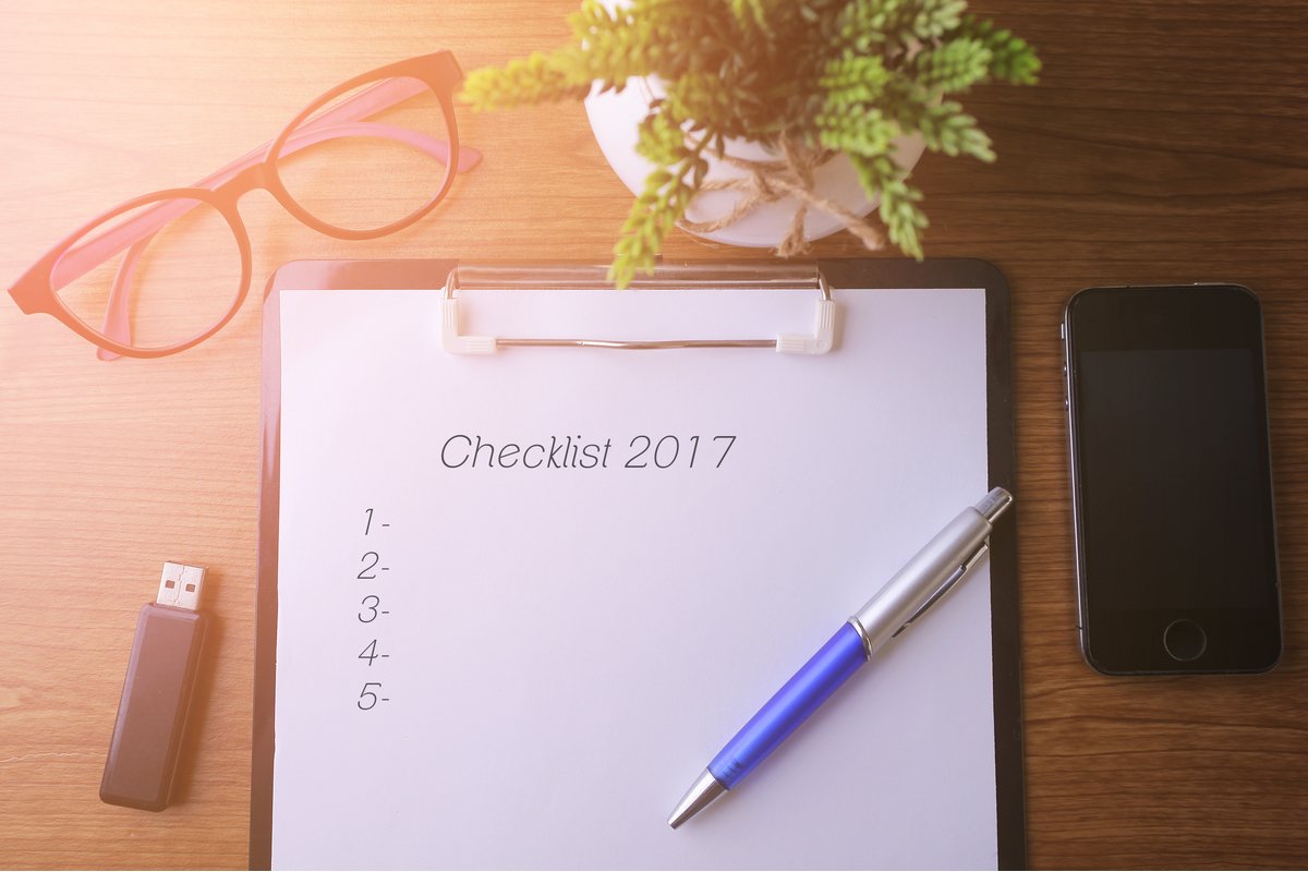 End of the year business checklist