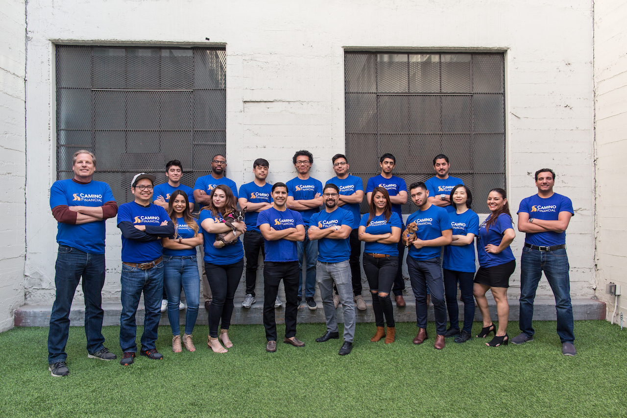 Sean and Kenny Salas and the Camino Financial Team