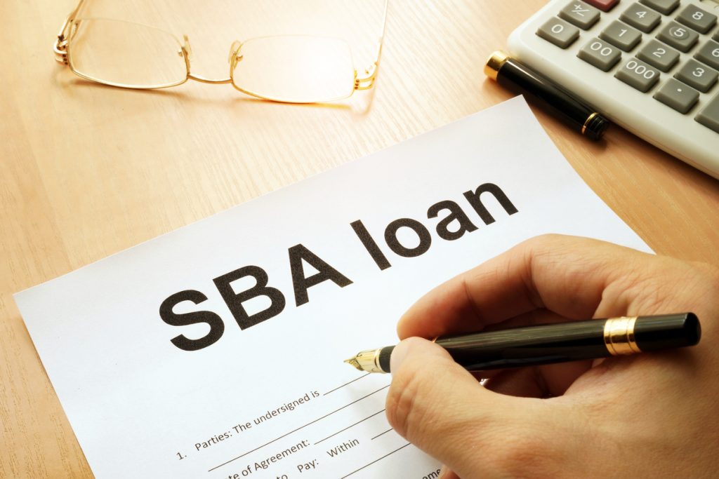 Solicitud de préstamo de la SBA. Concepto: Préstamos de la SBA y préstamos de Camino Financial.