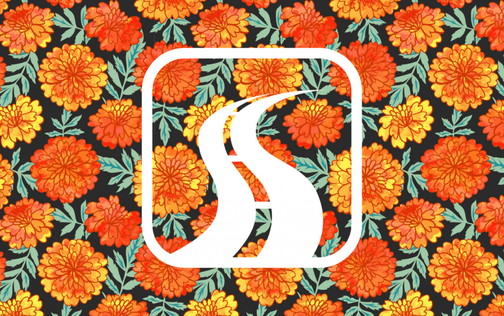 Vector seamless with bright hand drawn marigolds with watercolor texture. Perfect for textile for Mexican traditional holiday Day of the dead or for Indian holiday Diwali. concept: dia de muertos