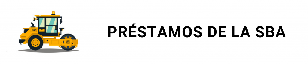 camino financial, Financiamiento de maquinaria pesada: sba